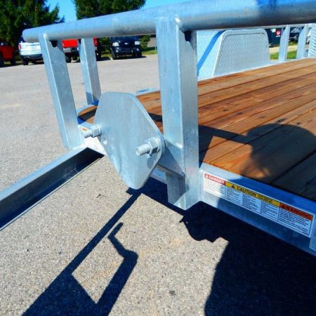New 2023 Silver Mountain Trailers 5 x 8 Low Side Aluminum Utility Trailer 3K Utility Trailer