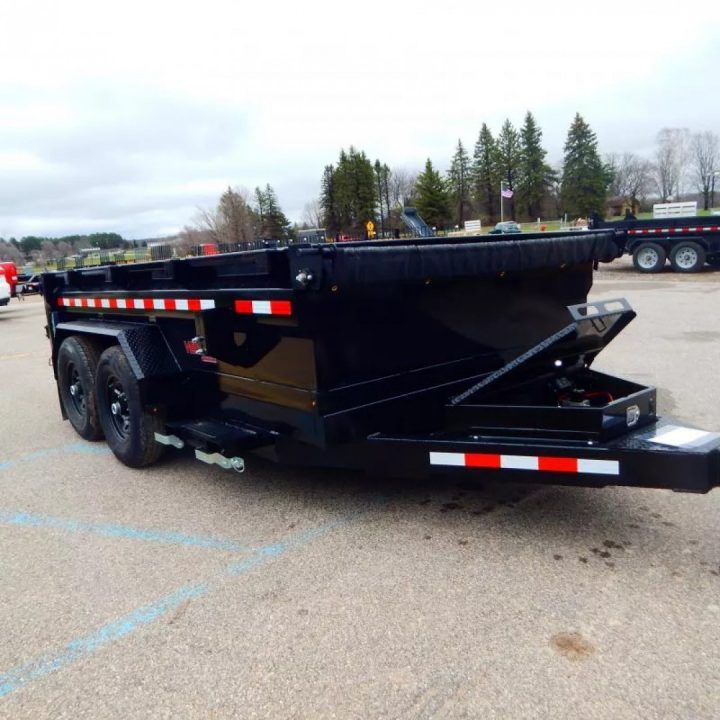 New 2026 Midsota 82 x 14 Versa Dump 15.4K BP Scissor Dump Trailer