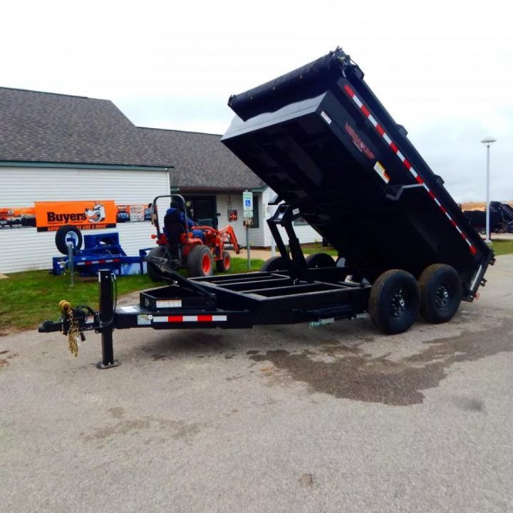 New 2026 Midsota 82 x 14 Versa Dump 15.4K BP Scissor Dump Trailer