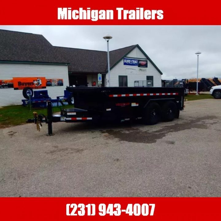 New 2026 Midsota 82 x 14 Versa Dump 15.4K BP Scissor Dump Trailer
