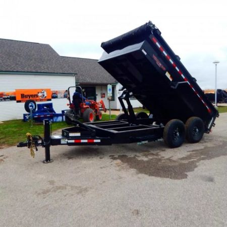 New 2026 Midsota 82 x 14 Versa Dump 15.4K BP Scissor Dump Trailer