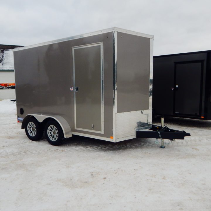 New 2026 Sure-Trac 7X12 7K PRO-SERIES V-NOSE 7' Cargo / Enclosed Trailer