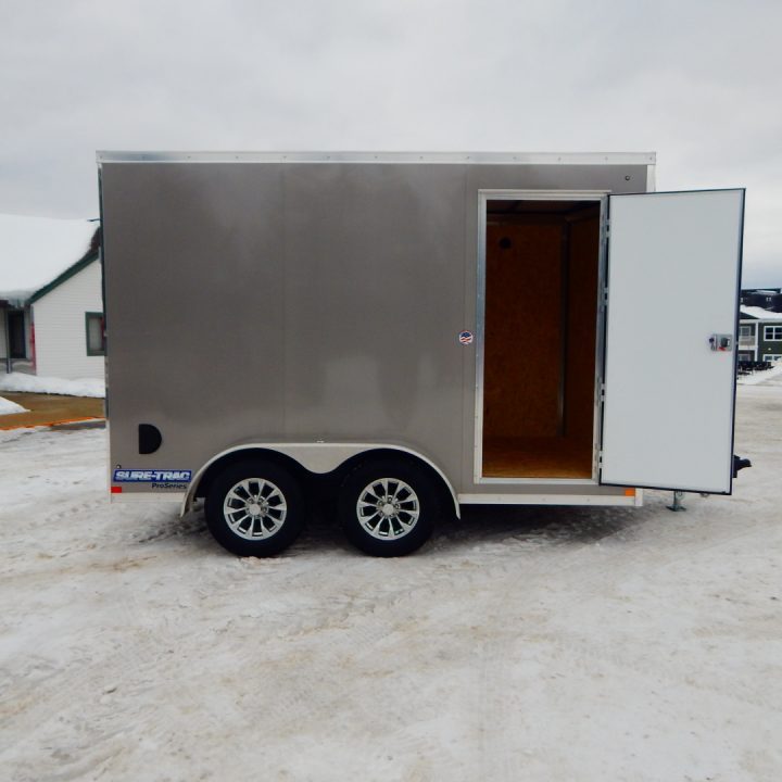 New 2026 Sure-Trac 7X12 7K PRO-SERIES V-NOSE 7' Cargo / Enclosed Trailer