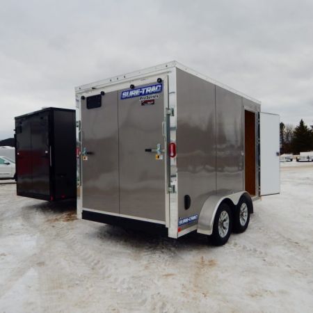New 2026 Sure-Trac 7X12 7K PRO-SERIES V-NOSE 7' Cargo / Enclosed Trailer