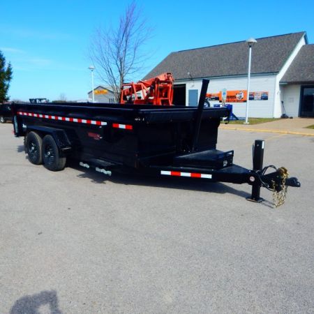 New 2025 Midsota 82 X 16 VERSA DUMP 17.6K BP TELESCOPIC Dump Trailer