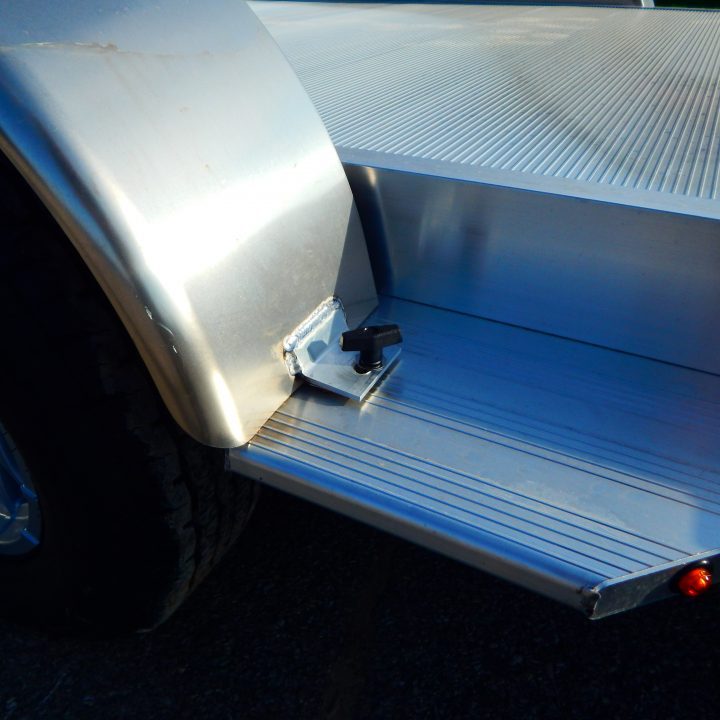New 2027 Aluma 8220 HEAVY TILT TANDEM AXLE ELECTRIC BRAKE FRONT RAIL STD 5K RTD 15" ALUMINUM WHEELS Car Hauler