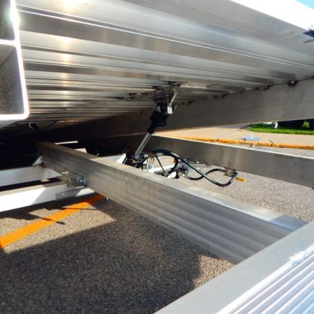 New 2027 Aluma 8220 HEAVY TILT TANDEM AXLE ELECTRIC BRAKE FRONT RAIL STD 5K RTD 15" ALUMINUM WHEELS Car Hauler