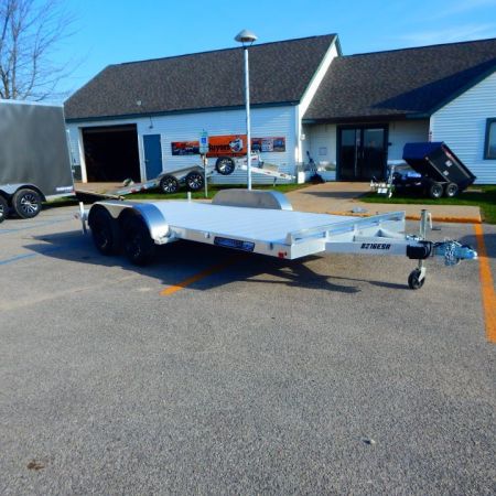 New 2027 Aluma 8216 EDGE SERIES ALUMNUM DECKTANDEM AXLE ELECTRIC BREAKS RAMP 2K RTD Car Hauler