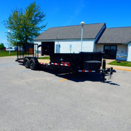 New 2026 Midsota 82 x 22 (17+5) Combo Dump 15.4K Dump Trailer