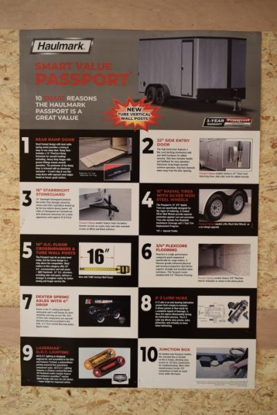 New 2027 Haulmark Passport Deluxe 7x16 Cargo / Enclosed Trailer