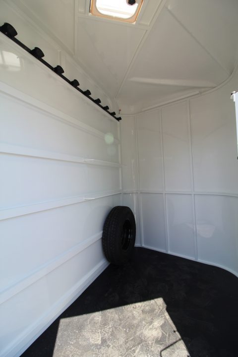 New 2027 Thuro-Bilt Liberty Extra Tall - Large Adjustable Stalls - 3 Horse Trailer - Swing out saddle rack