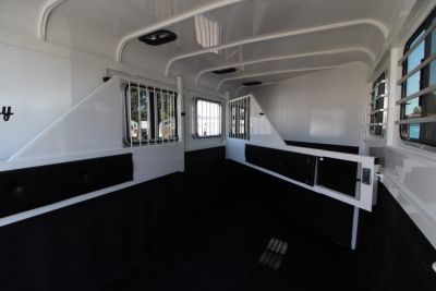 New 2027 Thuro-Bilt Liberty Extra Tall - Large Adjustable Stalls - 3 Horse Trailer - Swing out saddle rack