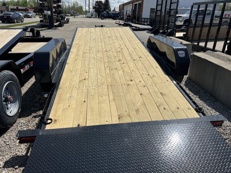 New 2026 Sure-Trac 7 X 18 + 4 Tilt Bed Equipment 14K Tilt Trailer