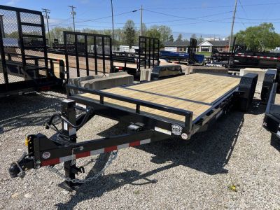 New 2026 Sure-Trac 7 X 18 + 4 Tilt Bed Equipment 14K Tilt Trailer