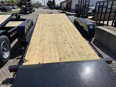 New 2026 Sure-Trac 7 X 18 + 4 Tilt Bed Equipment 14K Tilt Trailer