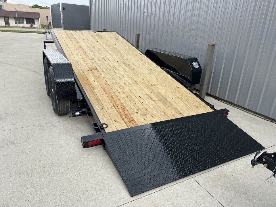 New 2026 Sure-Trac 7 X 16 + 4 Tilt Bed Equipment 14K Tilt Trailer