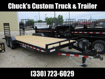 New 2026 Sure-Trac 7 x 22 (20+2) Equipment Trailer 14K Equipment Trailer