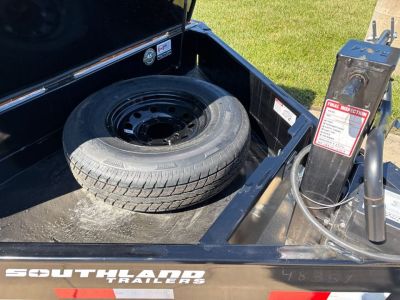 New 2026 SOUTHLAND TRAILER CORP. LBAT8-416BLKTLT Utility Trailer