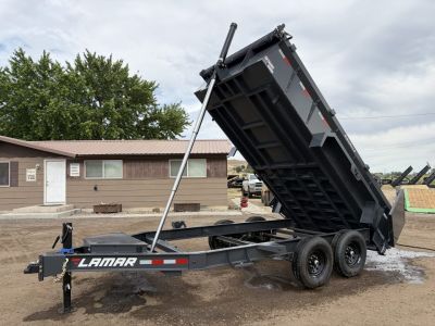 New 2026 Lamar 7x14 14k Telescopic Dump Trailer