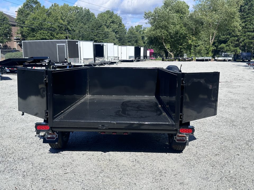New 2026 Covered Wagon 5'x8' Dump, 2' Sides, 6K GVWR, Spare Tire
