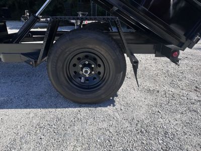 New 2026 Covered Wagon 5'x8' Dump, 2' Sides, 6K GVWR, Spare Tire