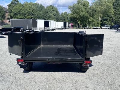 New 2026 Covered Wagon 5'x8' Dump, 2' Sides, 6K GVWR, Spare Tire