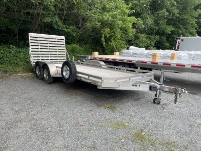 Used 2018 ALUMA 7818TA-EL-R-RTD Utility Trailer