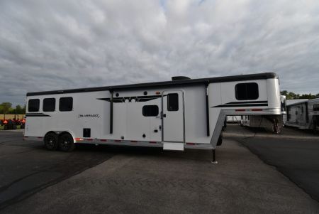 New 2027 Bison Trailers Silverado 8313 Horse Trailer