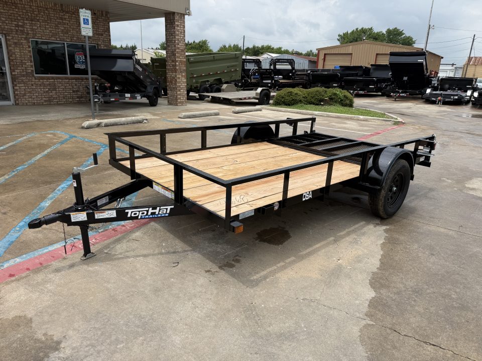 New 2026 Top Hat Trailers DSA-12X77-2.9N-R Utility Trailer