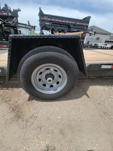 New 2025 Sure-Trac 78 IN x 12+4 Single Axle Tilt Bed Equipment Trailer, 7.8K Equipment Trailer