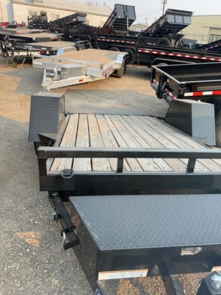 New 2025 Sure-Trac 62 IN x 10 Single Axle Tilt Bed Equipment Trailer, 6K Equipment Trailer