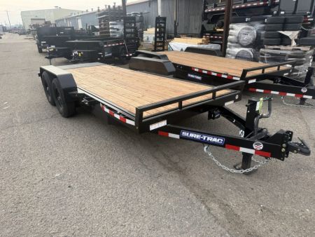New 2026 Sure-Trac 7 x 18 Tilt Bed Equipment Trailer, 14K Equipment Trailer