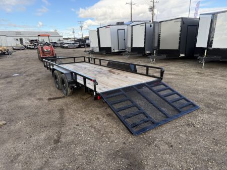 New 2026 Sure-Trac 7 x 18 Tube Top Utility 7K Utility Trailer