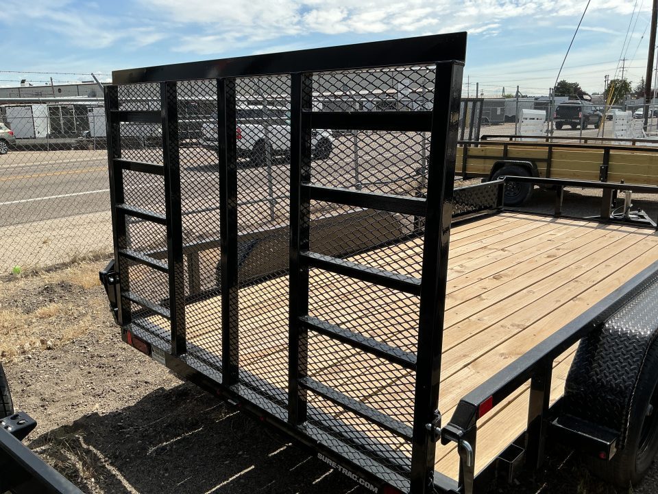 New 2026 Sure-Trac 7 x 14 Tube Top ATV 7K ATV Trailer
