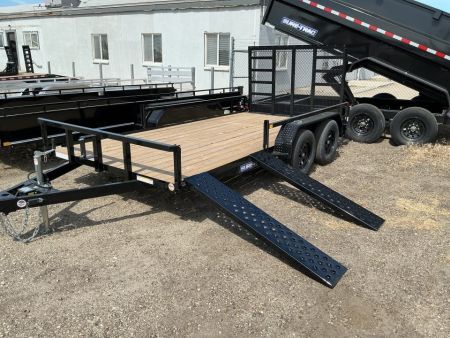 New 2026 Sure-Trac 7 x 14 Tube Top ATV 7K ATV Trailer