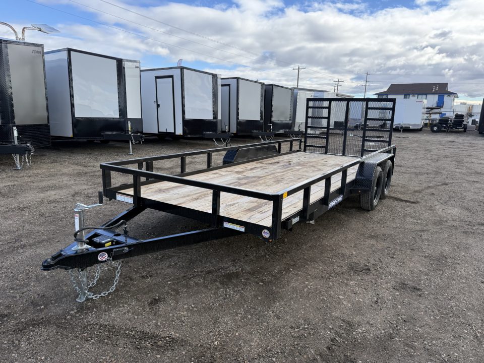 New 2026 Sure-Trac 7 x 18 Tube Top Utility 7K Utility Trailer