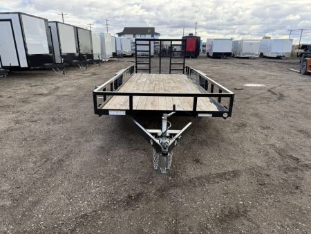 New 2026 Sure-Trac 7 x 18 Tube Top Utility 7K Utility Trailer