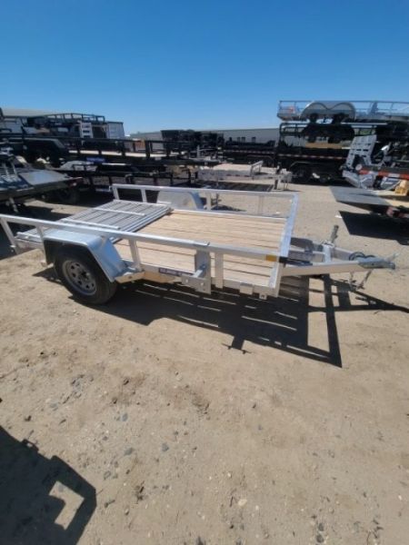 New 2025 Sure-Trac 6 X 10 Aluminum Tube Top Utility, 3K Idler Utility Trailer