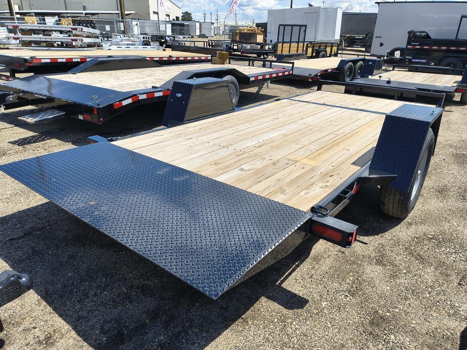 New 2025 Sure-Trac 78 IN x 12+4 Single Axle Tilt Bed Equipment Trailer, 7.8K Equipment Trailer