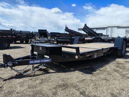 New 2025 Sure-Trac 78 IN x 12+4 Single Axle Tilt Bed Equipment Trailer, 7.8K Equipment Trailer