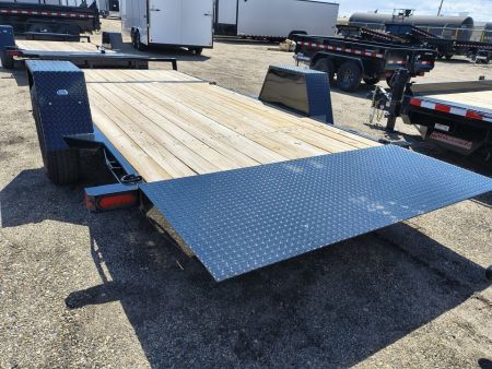 New 2025 Sure-Trac 78 IN x 12+4 Single Axle Tilt Bed Equipment Trailer, 7.8K Equipment Trailer