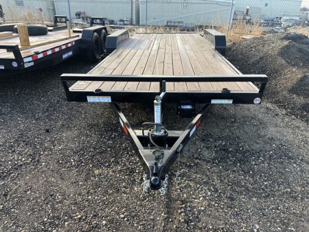 New 2026 Sure-Trac 7 x 20 (18+2) C-Channel Wood Deck Car Hauler 7K Car Hauler