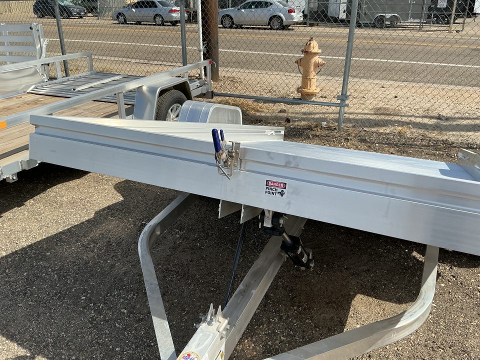 New 2027 Aluma 6810 Heavy Tilt Single Axle Utility Trailer