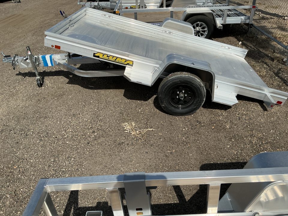 New 2027 Aluma 6810 Heavy Tilt Single Axle Utility Trailer