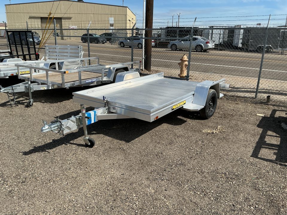 New 2027 Aluma 6810 Heavy Tilt Single Axle Utility Trailer