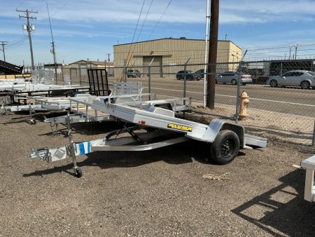 New 2027 Aluma 6810 Heavy Tilt Single Axle Utility Trailer
