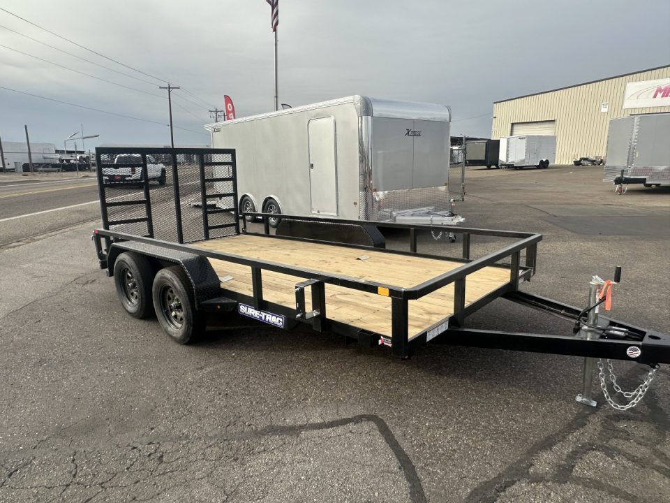 New 2026 Sure-Trac 7 x 14 Tube Top Utility 7K Utility Trailer