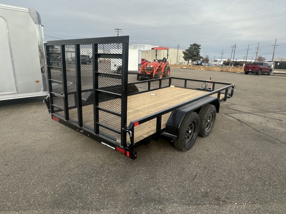 New 2026 Sure-Trac 7 x 14 Tube Top Utility 7K Utility Trailer
