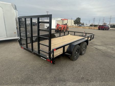 New 2026 Sure-Trac 7 x 14 Tube Top Utility 7K Utility Trailer