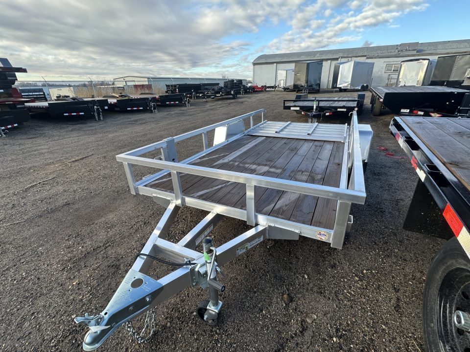 New 2025 Sure-Trac 6 X 12 Aluminum Tube Top Utility, 3K Idler Utility Trailer